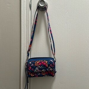 Vera Bradley All In One RFID- Dragon Fruit Floral